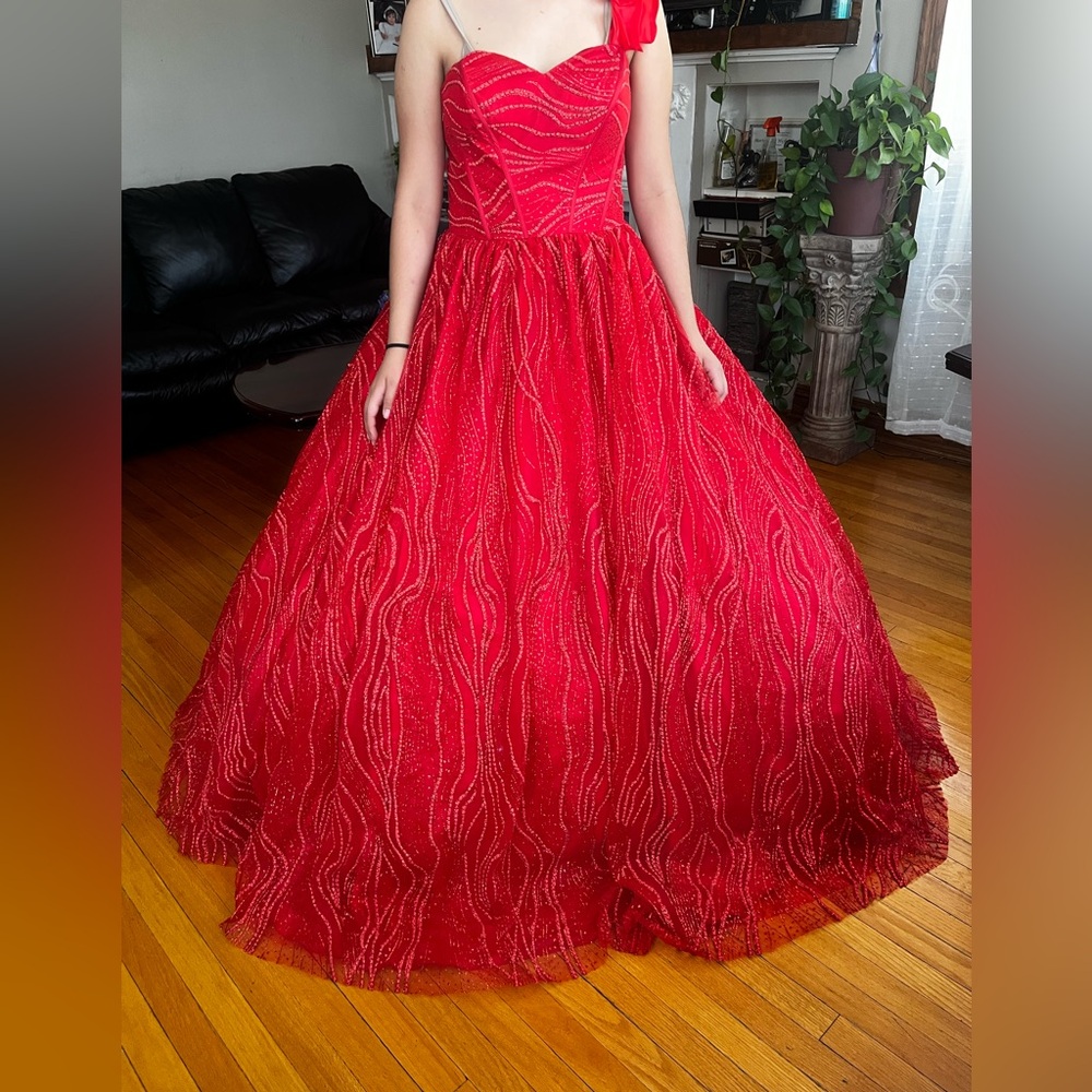 Red dress